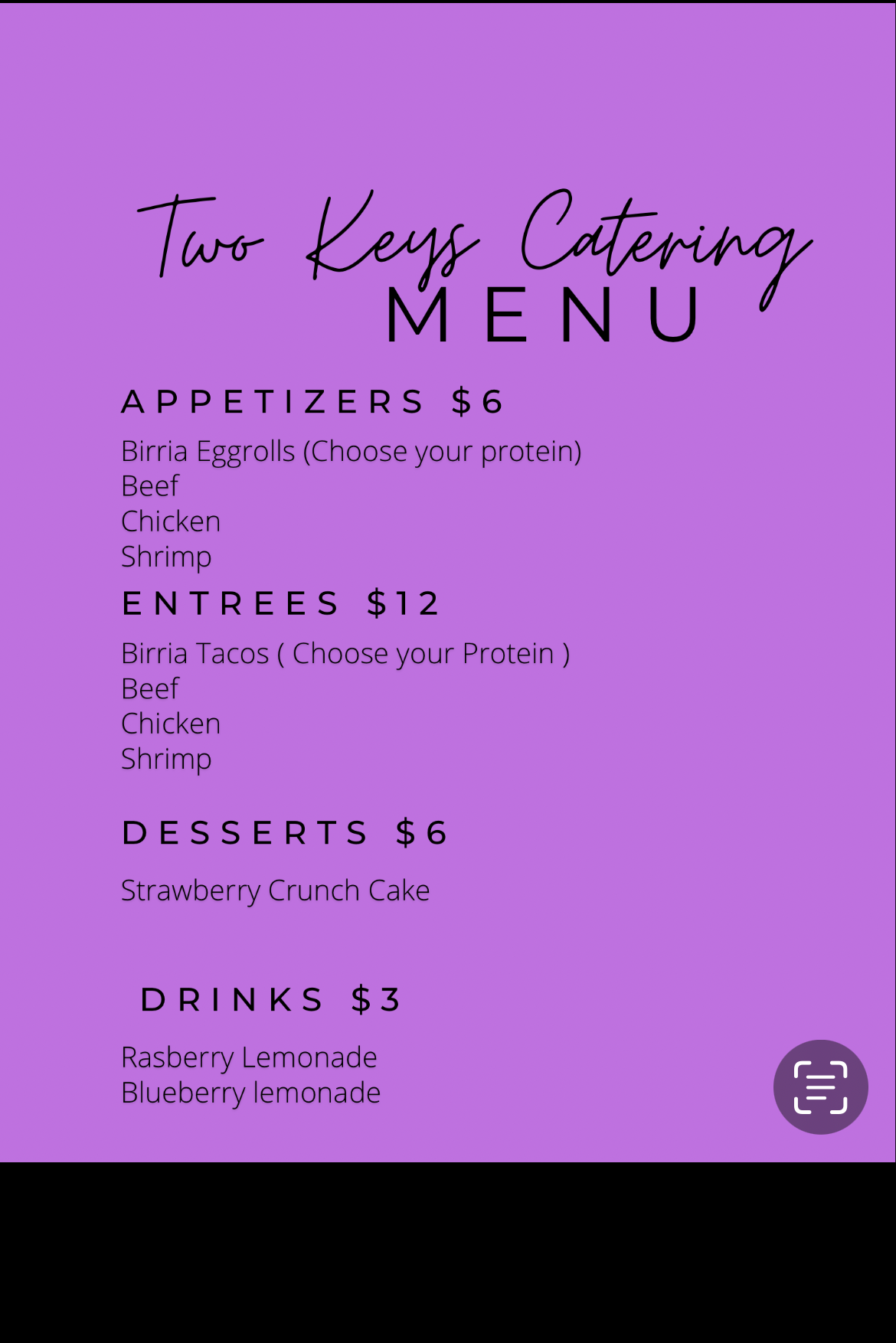 Two-Keys Catering